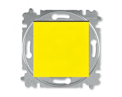 Переключатель 1-кл. СП Levit IP20 желт./дым. черн. ABB 2CHH590645A6064