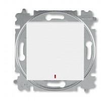 Переключатель 1-кл. СП Levit IP20 с контрол. подсветкой бел./ледяной ABB 2CHH592545A6001