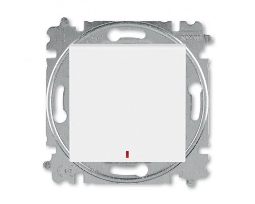 Переключатель 1-кл. СП Levit IP20 с контрол. подсветкой бел./ледяной ABB 2CHH592545A6001