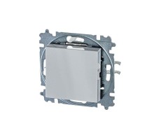 Переключатель 1-кл. СП Levit IP20 сер./бел. ABB 2CHH590645A6016