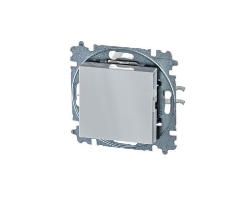 Переключатель 1-кл. СП Levit IP20 сер./бел. ABB 2CHH590645A6016