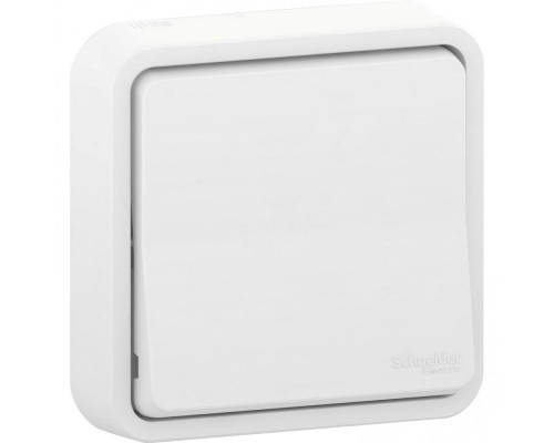 Переключатель 1-кл. СП Mureva Styl 10А IP55 (сх. 6) в сборе бел. SchE MUR39721