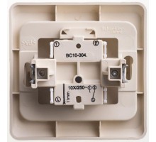 Переключатель 1-кл. СП Этюд 10А IP20 крем. SchE BC10-004K