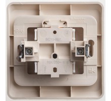 Переключатель 1-кл. СП Этюд 10А IP20 с подсветкой крем. SchE BC10-007K