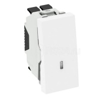 Переключатель 1п 10А WS-UKL RW0.5 250В с подсветкой бел. OBO 6120926