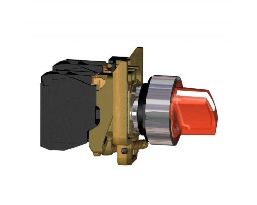 Переключатель 22мм 230-240В красн. SchE XB4BK124M5
