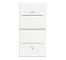 Переключатель 2-х кноп. 16А 1Р 1-0-2 2мод. Axolute бел. Leg BTC HD4027M2