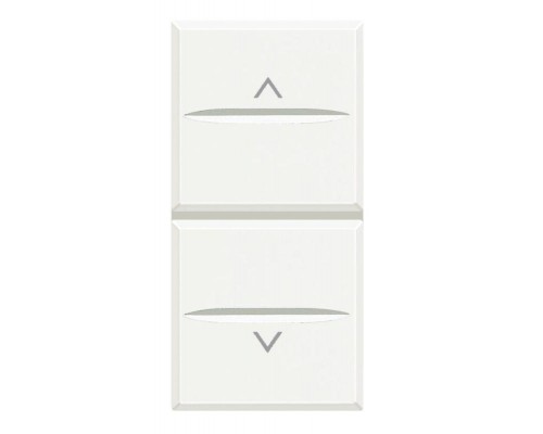 Переключатель 2-х кноп. 16А 1Р 1-0-2 2мод. Axolute бел. Leg BTC HD4027M2