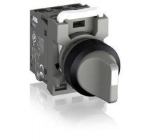Переключатель 2-х поз. C2SS2-10U-10 1НО (90град.) с фикс. (черн. декоративное кольцо) сер. ABB 1SFA619201R1017