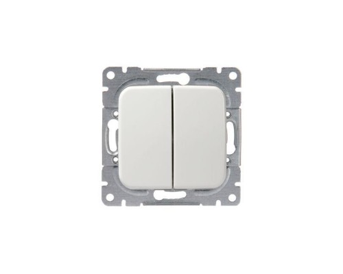 Переключатель 2-кл. 2мод. СП Jussi 16А IP20 250В бел. ABB 2TKA000182G1