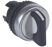 Переключатель 2 полож. с фикс. 45град. черн. Osmoz Leg 023903