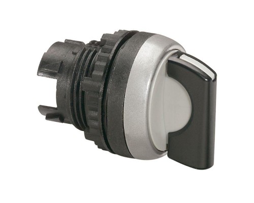 Переключатель 2полож. ручка с возвр. в 0 45град. (0-1) 11-1час черн. Osmoz Leg 023909