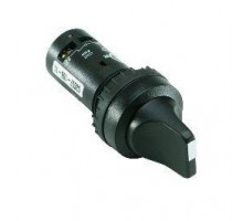 Переключатель C2SS1-10B-11 2-х поз. черн. 1НО1НЗ 45град. с фикс. (черн. декор. кольцо) ABB 1SFA619200R1076