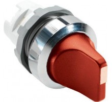 Переключатель M2SS2-20R (короткая ручка) красн. 2-х поз. без подсветки (только корпус) 90град. с фикс. ABB 1SFA611201R2001