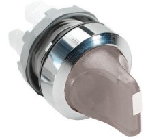 Переключатель M2SS2-21C (короткая ручка) прозр. 2-х поз. с подсветкой (только корпус) 90град. с фикс. ABB 1SFA611201R2108