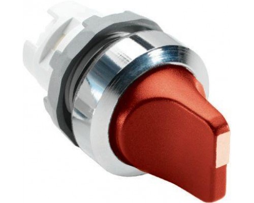 Переключатель M2SS3-20R (короткая ручка) красн. 2-х поз. без подсветки (только корпус) 45град. с возвратом ABB 1SFA611202R2001