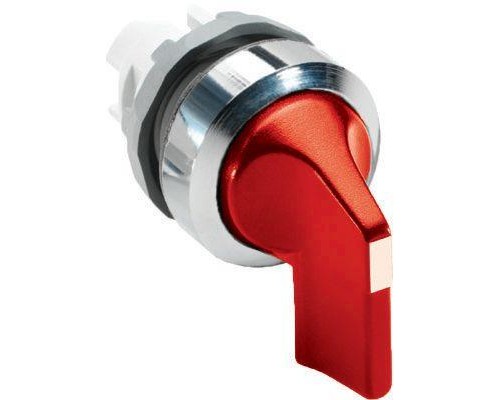 Переключатель M2SS4-20R (короткая ручка) красн. 2-х поз. без подсветки (только корпус) 45град. с фикс. ABB 1SFA611203R2001