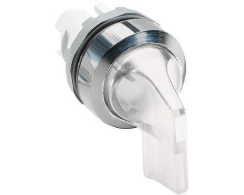 Переключатель M2SS4-21C (короткая ручка) прозр. 2-х поз. с подсветкой (только корпус) 45град. с фикс. ABB 1SFA611203R2108