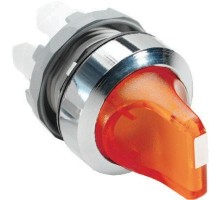 Переключатель M3SS1-21R (короткая ручка) красн. 3-х поз. с подсветкой (только корпус) с фикс. ABB 1SFA611210R2101
