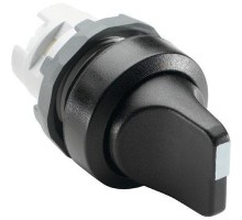 Переключатель M3SS2-10B (короткая ручка) черн. 3-х поз. без подсветки (только корпус) с возвратом в среднее положение ABB 1SFA611211R1006