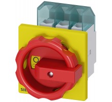 Переключатель аварийный 3п IU=25 P/AC-23А AT 400В=9.5кВт Siemens 3LD21030TK53