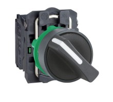 Переключатель черн. d22 SchE XB5AD23