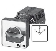 Переключатель кулачковый 2п Iu=10А пол.1-0-2 45град. 48х48мм перед. креп. TM-2-8211/E EATON 098607