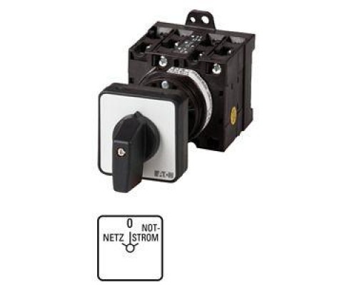 Переключатель кулачковый 4п Ie=25А 45град. 48х48мм T3-4-8902/Z EATON 215225