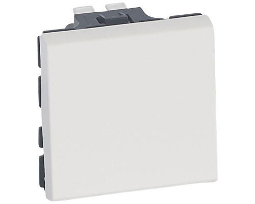 Переключатель на 2 направления 1-кл. 2мод. СП Mosaic 10А IP41 10AX антибактер. покрытие бел. Leg 078711