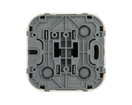 Переключатель на 2 направления 1-кл. ОП Quteo 10А IP20 10AX сл. кость Leg 782234