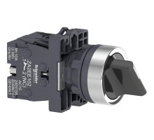 Переключатель НО+НЗ короткая ручка 2 поз. с фиксацией SchE XA2ED25