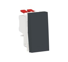 Переключатель перекрестный 1-кл. 1мод. СП Unica Modular IP21 (сх. 7) 250В 10AX антрацит SchE NU310554