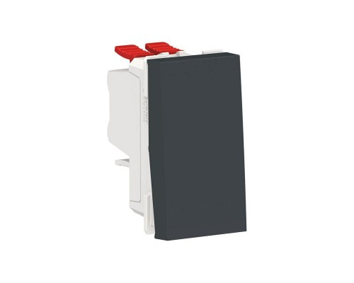 Переключатель перекрестный 1-кл. 1мод. СП Unica Modular IP21 (сх. 7) 250В 10AX антрацит SchE NU310554