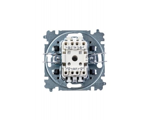 Переключатель перекрестный 1-кл. СП Levit IP20 серебр./дым. черн. ABB 2CHH590745A6070