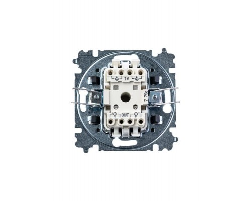 Переключатель перекрестный 1-кл. СП Levit IP20 сл. кость/бел. ABB 2CHH590745A6017