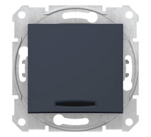 Переключатель перекрестный 1-кл. СП Sedna 10А IP20 (сх. 7а) 250В с подсветкой графит SchE SDN0501170