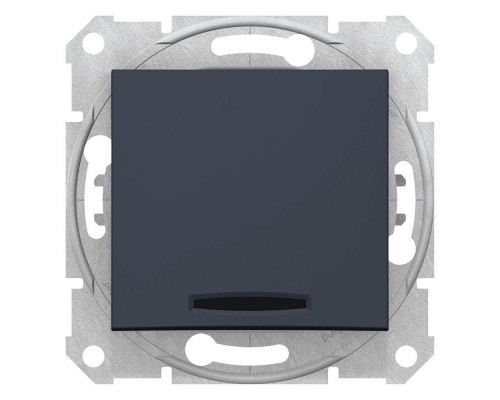 Переключатель перекрестный 1-кл. СП Sedna 10А IP20 (сх. 7а) 250В с подсветкой графит SchE SDN0501170