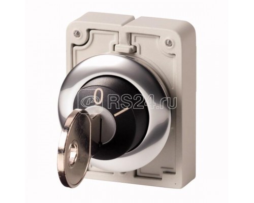 Переключатель плоский 30мм с ключом M30C-FWRS-MS10-A1 EATON 187052