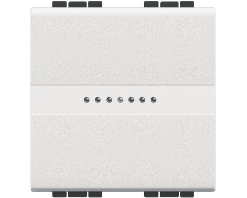 Переключатель промежуточный 1-кл. 2мод. СП LivingLight 16А IP20 Axial авт. клеммы бел. Leg BTC N4054M2