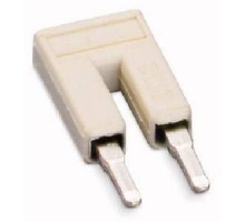 Перемычка 2 контакт. изолир. PUSH-IN TYPE BARS 25А свет. сер. (уп.25шт) WAGO 2002-402