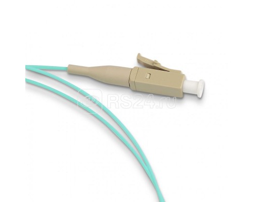 Пигтейл FPT-B9-503-LC/PR-1M-LSZH-AQ (FPT9-503-LC-10G-1M) волоконно-оптический MM 50/125 (OM3) LC 1м LSZH Hyperline 34487