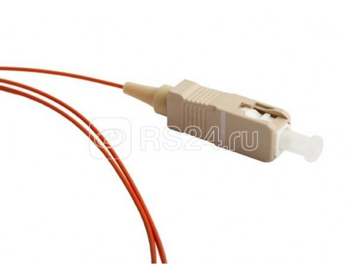 Пигтейл FPT-B9-62-SC/PR-1M-LSZH-OR волоконно-оптический MM 62.5/125 SC 1м LSZH Hyperline 27869