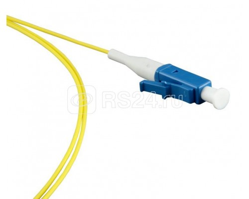 Пигтейл FPT-B9-9-LC/AR-1M-LSZH-YL (FPT9-9-LC-APC-1M) волоконно-оптический SM 9/125 (OS2) LC/APC 1м LSZH Hyperline 34759