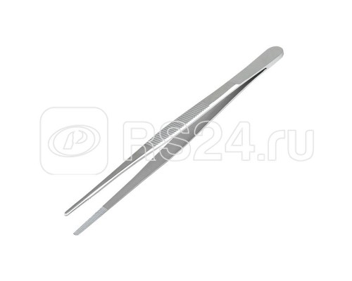 Пинцет прямой рифленый 155 мм ПРОФИ Rexant 12-0365