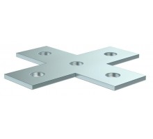 Пластина соединительная X-образ. для STRUT-профиля HDZ ИЭК CLM50D-PXS-136-40-HDZ