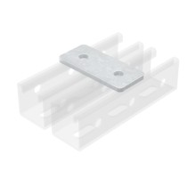 Пластина соединительная длина 90мм 2отв. нерж. сталь AISI 304 DKC IBMD1011C