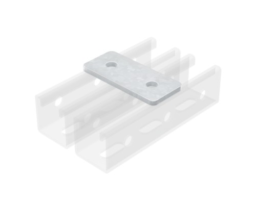 Пластина соединительная длина 90мм 2отв. нерж. сталь AISI 304 DKC IBMD1011C