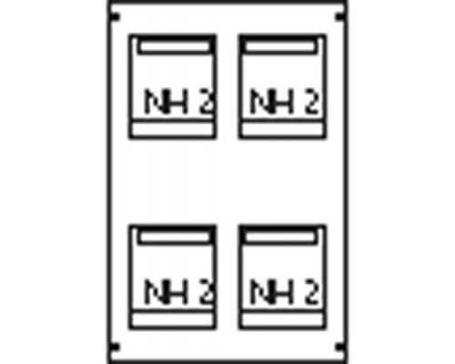 Пластрон для 4 NH2 2ряда/5 реек ABB AG66