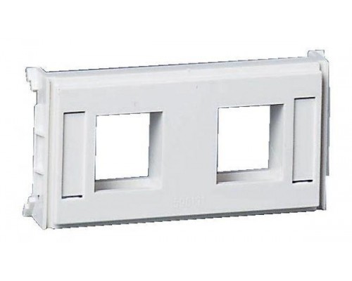 Плата CYB-DP для 2хRJ45 keystone бел. SchE 5971714