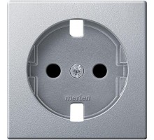 Плата Merten центральная для мех. розетки SCHUKO алюм. SchE MTN2330-0460